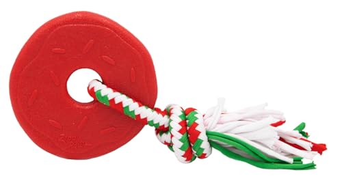 ZippyPaws Ferien-ZippyTuff-Beißring – Donut Rot für Hunde – Robustes Hundespielzeug, langlebig und sicher, ideal für Zahnpflege, mit Quietscher, perfekt für aktive Hunde ZippyPaws Ferien-ZippyTuff-Beißring – Donut Rot für Hunde – Robustes Hundespielzeug, langlebig und sicher, ideal für Zahnpflege, mit Quietscher, perfekt für aktive Hunde von ZippyPaws