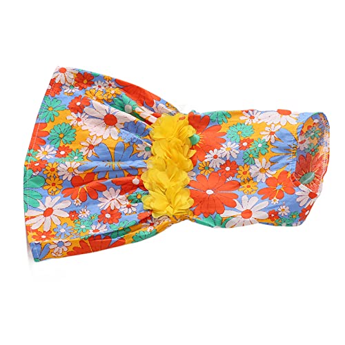 Hundekleid, weich, hautfreundlich, modisch, für Welpen, Urlaubskleid mit Blumendekor für Frühling und Sommer, Größe S Hundekleid, weich, hautfreundlich, modisch, für Welpen, Urlaubskleid mit Blumendekor für Frühling und Sommer, Größe S von Zisemeil