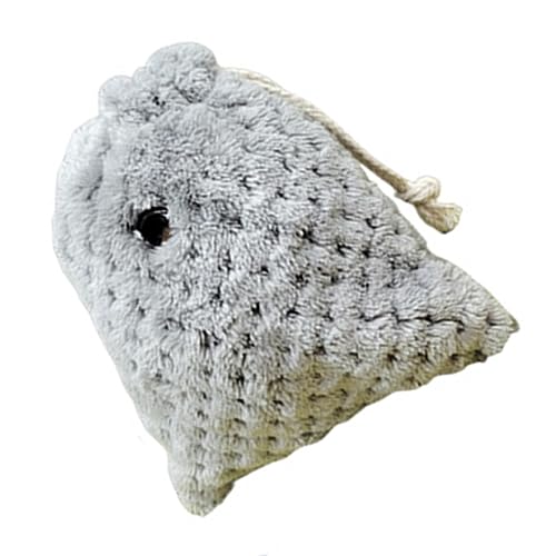 Schlafsack für kleine Haustiere, weich, atmungsaktiv, bequem, Mini-Zuckergleiter, Schlafsack für Hamster, Kleintiere (Hellgrau) von Zisemeil
