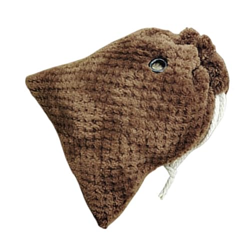 Schlafsack für kleine Haustiere, weich, atmungsaktiv, bequem, Mini-Zuckergleiter, Schlafsack für Hamster, Kleintiere (braun) von Zisemeil