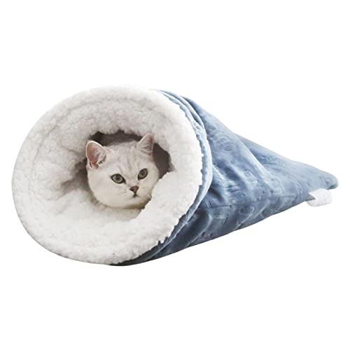 Haustier-Höhlenbett, 28 x 30 cm, wärmender Katzensack, Katzenschlafsack, Winter-Haustierwärmerbett, Verformungs-Haustierbett, beruhigendes Hundebett für Hunde und Katzen bis zu 6 kg Haustier-Höhlenbett, 28 x 30 cm, wärmender Katzensack, Katzenschlafsack, Winter-Haustierwärmerbett, Verformungs-Haustierbett, beruhigendes Hundebett für Hunde und Katzen bis zu 6 kg von Ziurmut