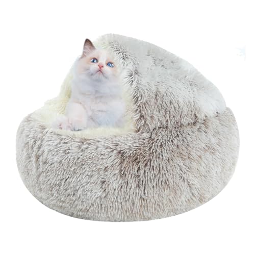 Hundehöhlenbett, 30 x 25 x 5 cm, flauschiges Hundebett, geschlossenes, beruhigendes Höhlenbett für kleine Haustiere, maschinenwaschbares Höhlenbett für Haustiere, Katzennest für den Winter, flauschige Hundehöhlenbett, 30 x 25 x 5 cm, flauschiges Hundebett, geschlossenes, beruhigendes Höhlenbett für kleine Haustiere, maschinenwaschbares Höhlenbett für Haustiere, Katzennest für den Winter, flauschige von Ziurmut
