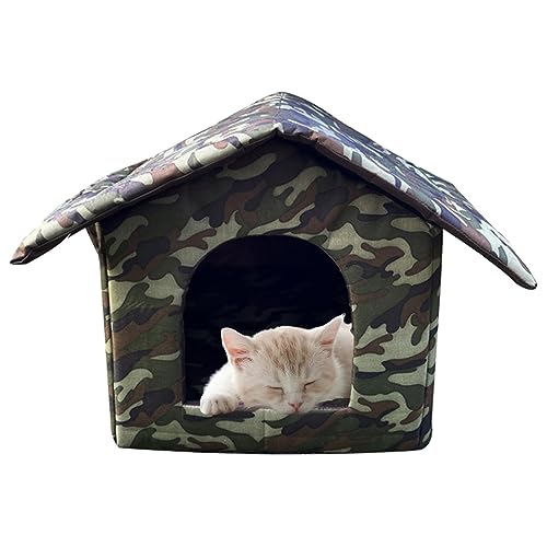 Katzenhaus, Feral Katzenhaus, Faltbarer Katzenwürfel, Outdoor Katzenhaus Kitty Cabin Outdoor, Warm Wasserdicht Outdoor Katzenhaus Indoor Katzenhaus Für Winter Katzenbetten Haustierhaus Feral Katzenhaus, Feral Katzenhaus, Faltbarer Katzenwürfel, Outdoor Katzenhaus Kitty Cabin Outdoor, Warm Wasserdicht Outdoor Katzenhaus Indoor Katzenhaus Für Winter Katzenbetten Haustierhaus Feral von Ziurmut