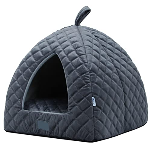 Katzenhöhlenbett, waschbares Haustierbett für Katzen, warme Häuser mit Rutschfester und wasserabweisender Unterseite für kleine Hunde, Welpen, Kätzchen, für Zuhause, Garage Katzenhöhlenbett, waschbares Haustierbett für Katzen, warme Häuser mit Rutschfester und wasserabweisender Unterseite für kleine Hunde, Welpen, Kätzchen, für Zuhause, Garage von Ziurmut