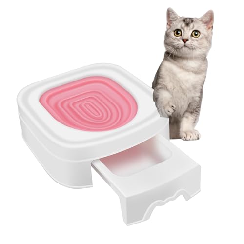Katzentoilettentrainer, 36,5 x 32,5 x 12 cm, ABS-Material, Katzentöpfchentrainer, großer Platz, waschbar, Kätzchentoilette, Katzentraining-Toiletten-Set, Haustierzubehör für Katzen und andere Katzentoilettentrainer, 36,5 x 32,5 x 12 cm, ABS-Material, Katzentöpfchentrainer, großer Platz, waschbar, Kätzchentoilette, Katzentraining-Toiletten-Set, Haustierzubehör für Katzen und andere von Ziurmut