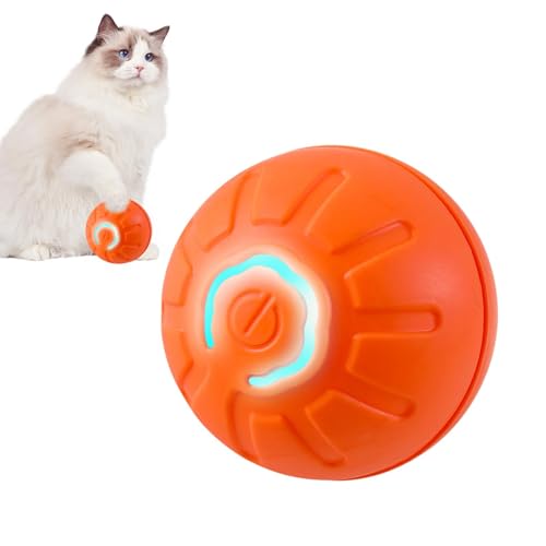Smart Ball Hundespielzeug, 4,5 cm, elektrischer Rollball, USB-Aufladung, interaktives Haustier-Übungsspielzeug für Kätzchen, Welpen und andere Kleintiere von Ziurmut
