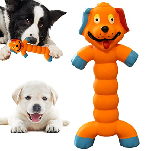 Ziurmut Quietschendes Hundespielzeug aus Latex, Grunzendes Hundespielzeug, das für kleine, mittelgroße Hunde grunzt, Langlebiges, selbstspielendes Hundequetschspielzeug zum Zahnbeißen von Ziurmut