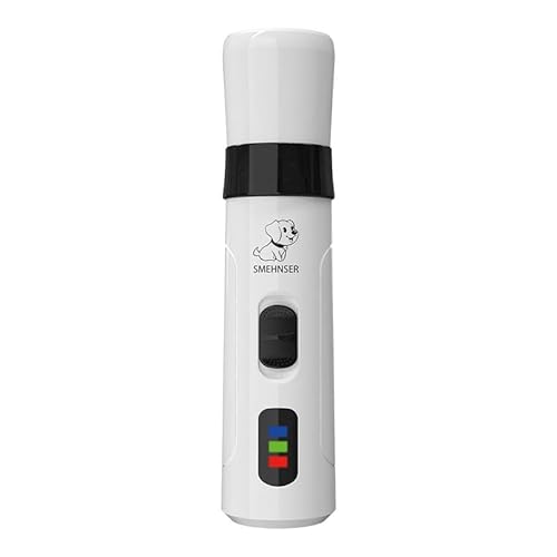 Ziyan Elektrischer Krallenschleifer für Hunde, Geräuscharmer Nageltrimmer für Haustiere, USB Wiederaufladbare Krallenschere Schmerzfreie Nagelfeile für große mittlere kleine Hunde Katzen Ziyan Elektrischer Krallenschleifer für Hunde, Geräuscharmer Nageltrimmer für Haustiere, USB Wiederaufladbare Krallenschere Schmerzfreie Nagelfeile für große mittlere kleine Hunde Katzen von Ziyan