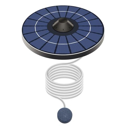 Ziyan Solar Schwimmende Teich-Belüfter Solar Angetriebene Luftpumpe mit Luftschläuchen und Blasensteinen 2.5W Teich-Solar-schwimmende Sauerstoffpumpe im Freien von Ziyan