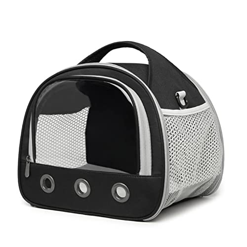 Zjyufy Tragetasche für Kleintiere, Meerschweinchen, große Größe, Bartagrache Transportbox mit transparentem Fenster für Vogel Ratte Meerschweinchen Eichhörnchen, atmungsaktiv und Perspektive Zjyufy Tragetasche für Kleintiere, Meerschweinchen, große Größe, Bartagrache Transportbox mit transparentem Fenster für Vogel Ratte Meerschweinchen Eichhörnchen, atmungsaktiv und Perspektive von Zjyufy