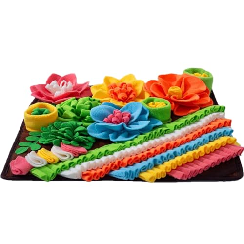 Zktfyshk Schnüffelunterlage für Hunde, Puzzle-Spielzeug für Geruchstraining und Übung, weiches Fleece, Futtersuche, Geschicklichkeitstraining, Schnüffelmatte Zktfyshk Schnüffelunterlage für Hunde, Puzzle-Spielzeug für Geruchstraining und Übung, weiches Fleece, Futtersuche, Geschicklichkeitstraining, Schnüffelmatte von Zktfyshk