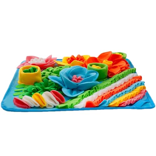 Zktfyshk Schnüffelunterlage für Hunde, Puzzle-Spielzeug für Geruchstraining und Übung, weiches Fleece, Futtersuche, Geschicklichkeitstraining, Schnüffelmatte Zktfyshk Schnüffelunterlage für Hunde, Puzzle-Spielzeug für Geruchstraining und Übung, weiches Fleece, Futtersuche, Geschicklichkeitstraining, Schnüffelmatte von Zktfyshk