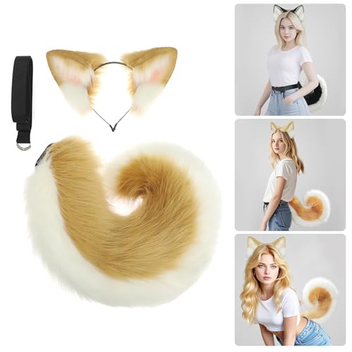 1/2pcs Tierische Ohren Stirnbänder Schwanzhund Kostüme Hund Ohren Stirnband Kunstpelze Schwanz Halloween Cosplay Party Kostüme 1/2pcs Tierische Ohren Stirnbänder Schwanzhund Kostüme Hund Ohren Stirnband Kunstpelze Schwanz Halloween Cosplay Party Kostüme von Zkydhbd