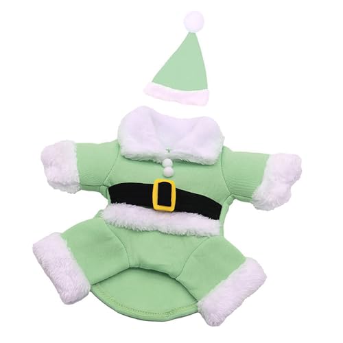 Zkydhbd Fashion Santa Kostüm Für Hundekatzen Mit Huthund Weihnachtsmann Jumpsuit Weihnachtsfeier Haustier Kostüm Festival Kleidung von Zkydhbd