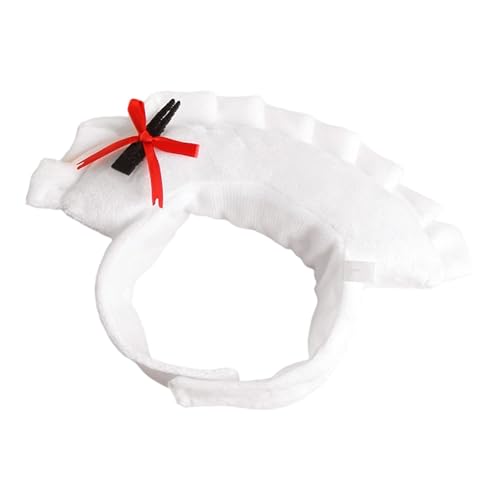 Haustierknödel Haarzubehör Katzen Bequeme Fotografie Cosplay Headwear Hunde Kopfbedeckung Katzen Form Haarhut von Zkydhbd