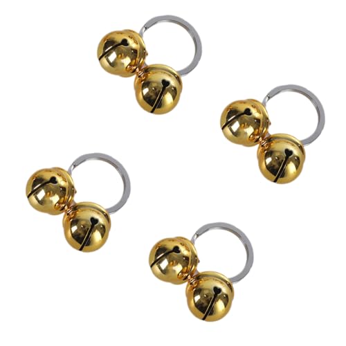 Zkydhbd 4pcs Messing Hundekragen Glocken Haustier Hängende Ringe Anhänger Halsband Für Sicherheit Und Stile Laute Glocken Zkydhbd 4pcs Messing Hundekragen Glocken Haustier Hängende Ringe Anhänger Halsband Für Sicherheit Und Stile Laute Glocken von Zkydhbd