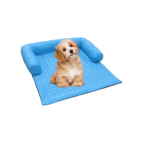Zkydhbd Kühlung Katzenbett Weiche Große Haustierkissen Kissen Bett Für Heiße Saison Schlafkissen Sofa Matte Haustierpolster von Zkydhbd