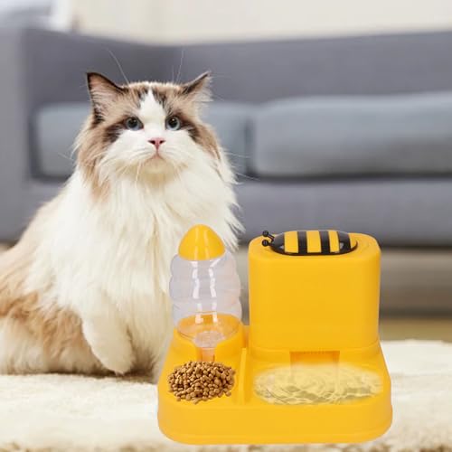 Automatischer Futterspender und Wasserspender 2-in-1 für Haustiere, Futternapf für Haustiere, Futterstation und Tränke durch Schwerkraft, Set Automatischer Futterspender und Wasserspender 2-in-1 für Haustiere, Futternapf für Haustiere, Futterstation und Tränke durch Schwerkraft, Set von Zoeyilan