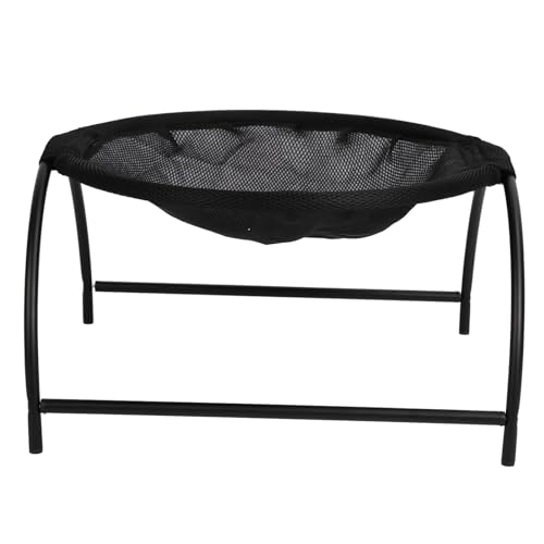 Erhöhtes Katzen-Hängemattenbett, Katzenbett, Haustierbett, weiches, bequemes, atmungsaktives Katzen- und Hundebett für große bis kleine Katzenbetten, atmungsaktiv, einfache Montage (Mesh-Stil Schwarz) Erhöhtes Katzen-Hängemattenbett, Katzenbett, Haustierbett, weiches, bequemes, atmungsaktives Katzen- und Hundebett für große bis kleine Katzenbetten, atmungsaktiv, einfache Montage (Mesh-Stil Schwarz) von Zoeyilan