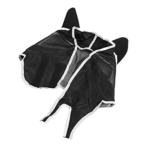 Zoeyilan Fliegenmasken für Pferde, atmungsaktive Netzmaske mit UV-Schutz, weiche und Bequeme Fliegenmaske für Pferde mit Ohren, insektensichere, sichtbare Abdeckung von Zoeyilan