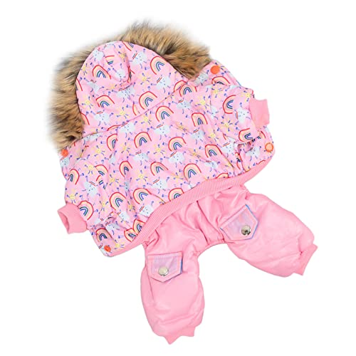 Hunde-Kapuzenpullover, Haustier-Overall, Hundekleidung, weiche Wintermäntel für Hunde bei kaltem Wetter für kleine, mittelgroße und große Hunde, Katzen, Jungen und Mädchen (L) von Zoeyilan