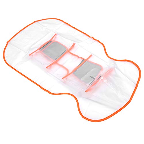 Hunde-Regenmantel, verstellbare Hunde-Regenjacke, transparente Kapuze, wasserdichter Hunde-Poncho für kleine, mittelgroße und große Hunde, Welpen (L) von Zoeyilan