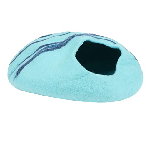 Katzenhöhlenbett, Katzenschlafsack, wärmendes Katzenbetthaus, künstliche Wolle, bequemes warmes Versteck, Haustierkätzchen-Kuppelbett für den Innenbereich Katzenhöhlenbett, Katzenschlafsack, wärmendes Katzenbetthaus, künstliche Wolle, bequemes warmes Versteck, Haustierkätzchen-Kuppelbett für den Innenbereich von Zoeyilan