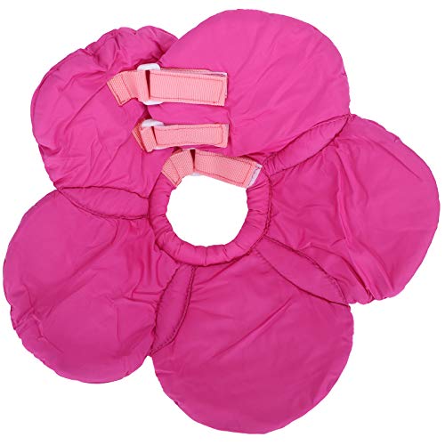 Verstellbarer Kegel für Hunde und Katzen, Erholungshalsband für Katzen, weicher elisabethanischer Schutzkegel, Schutzhalsband gegen Lecken bei Katzen- und Welpenoperationen, Pink, (Zoeyilantf6TJ-11) von Zoeyilan