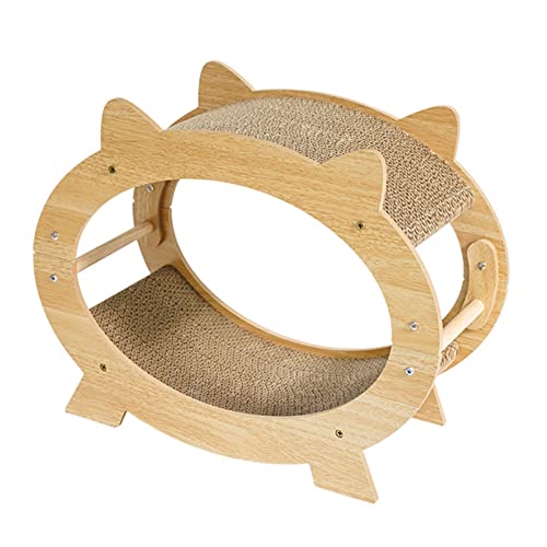 Zoeyilan Katzenkratzlounge, Katzenkratzbrett, Kratzunterlage, Hausbett, Innovative TV-Form für alle Jahreszeiten, verhindert Möbelschäden, Katzenkratzbett für den Innenbereich Zoeyilan Katzenkratzlounge, Katzenkratzbrett, Kratzunterlage, Hausbett, Innovative TV-Form für alle Jahreszeiten, verhindert Möbelschäden, Katzenkratzbett für den Innenbereich von Zoeyilan