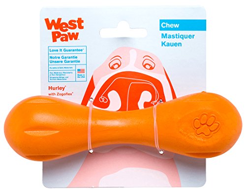 West Paw Design Hundespielzeug Zogoflex Hurley, Größe S, mandarine von WEST PAW