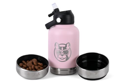 Von Hundebesitzern geliebt - 3-in-1 Hunde-Trinkflasche für glückliche, einfache Ausflüge | Auslaufsicher, BPA-frei & isoliert mit praktischem Napf & Snackaufbewahrung für fröhliche Spaziergänge Von Hundebesitzern geliebt - 3-in-1 Hunde-Trinkflasche für glückliche, einfache Ausflüge | Auslaufsicher, BPA-frei & isoliert mit praktischem Napf & Snackaufbewahrung für fröhliche Spaziergänge von Zola Zola