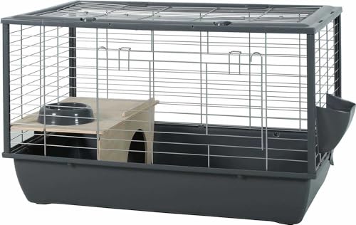 Cage Zolux 205440GRI Bois Métal Plastique (1 Pièce) von Zolux
