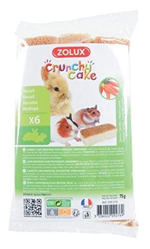 Crunchy Cake Karotte, 6 Stück von Zolux