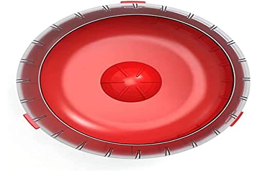 Zolux 206035 Rody3 Laufrad für kleine Nagetiere wie Hamster, Rennmäuse, Kaninchen, geeignet für alle Käfige, Granatapfelrot von Zolux