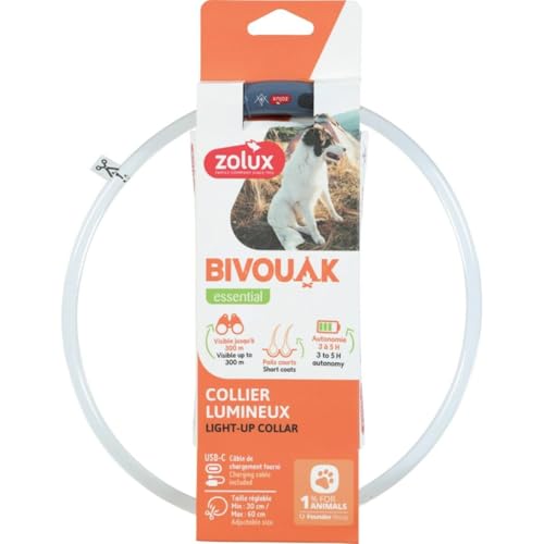 Zolux Bivouak LED-Hundehalsband, rot, 60 cm, 30 cm, Marke: Zolux - EAN: 3336026667918 Zolux Bivouak LED-Hundehalsband, rot, 60 cm, 30 cm, Marke: Zolux - EAN: 3336026667918 von Zolux