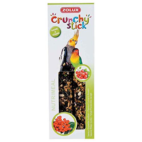 Zolux Crunchy Stick Leckerli für große Sittiche, Johannisbeere/Eberesche, 115 g Zolux Crunchy Stick Leckerli für große Sittiche, Johannisbeere/Eberesche, 115 g von Zolux