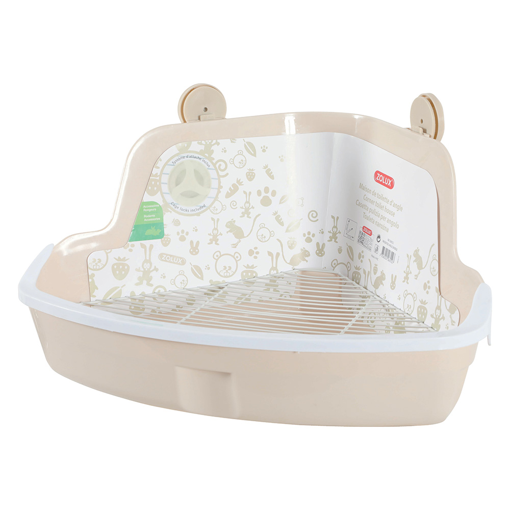 Zolux Ecktoilette für Kleintiere - Gr. L: L 33 x B 42 x H 20,5 cm Zolux Ecktoilette für Kleintiere - Gr. L: L 33 x B 42 x H 20,5 cm von Zolux