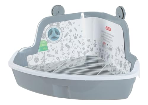 Zolux 206553 Ecktoilette für Nagetiere, groß, Grau, 43 x 32 x 20 cm Zolux 206553 Ecktoilette für Nagetiere, groß, Grau, 43 x 32 x 20 cm von Zolux