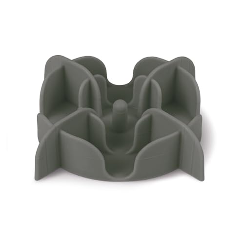 Zolux - Halterung gegen Fressen, M, Ø 17,5 cm, Silikon, grau, für Hunde Zolux - Halterung gegen Fressen, M, Ø 17,5 cm, Silikon, grau, für Hunde von Zolux