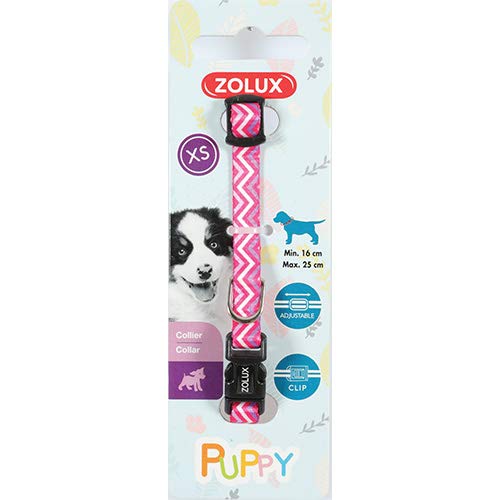 Zolux Hundehalsband, Rosa Puppy Pixie, Größe 1, 1 Stück von Zolux