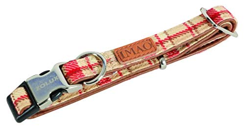 Zolux Hundehalsband imao scott rot/beige 40-65x2,5 cm von Zolux
