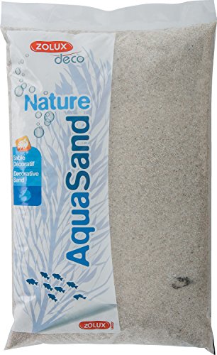 Zolux Kies Natur für Aquarium Quartz Ende 0,3 – 1,2 mm granulométie – 5 kg von Zolux