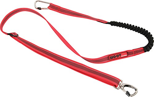 Zolux Leine Moov verstellbar Scheiben Sport Anti-Traction für Jogging, MTB – Länge von 2 m – Farbe rot von Zolux