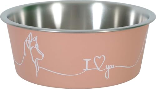 Zolux Love Dog Futternapf, rutschfest, Rosa, 750 ml von Zolux