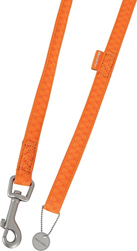 Zolux Mac Leder Hundeleine Orange 10mm von Zolux