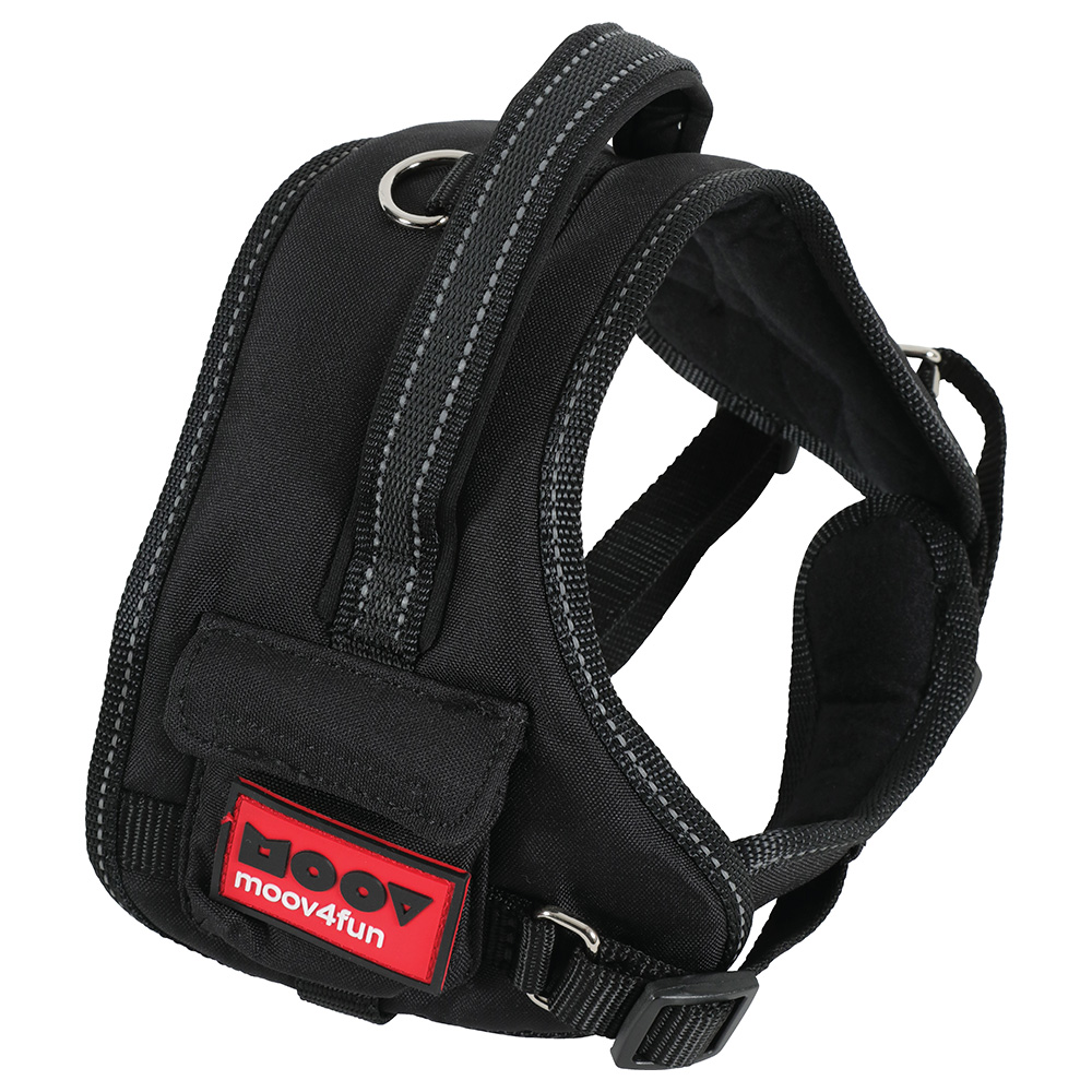 Zolux Moov Verstellbares Hundegeschirr, schwarz - Größe M: 59 - 75 cm Brustumfang Zolux Moov Verstellbares Hundegeschirr, schwarz - Größe M: 59 - 75 cm Brustumfang von Zolux