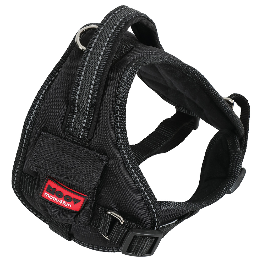 Zolux Moov Verstellbares Hundegeschirr, schwarz - Größe S: 50 - 66 cm Brustumfang Zolux Moov Verstellbares Hundegeschirr, schwarz - Größe S: 50 - 66 cm Brustumfang von Zolux