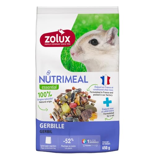 Zolux - Nahrungsmittel für Rennmäuse Nutrimeal, 650 g Beutel von Zolux