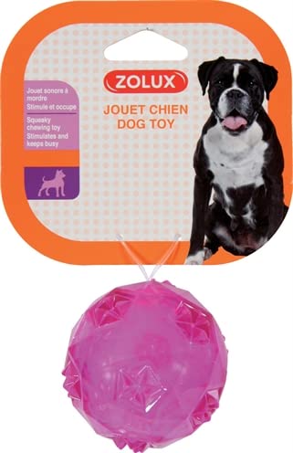 Zolux Pop Spielzeug Ball für Hunde Himbeer Durchmesser 6 cm von Zolux
