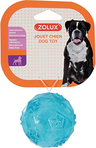 Zolux Pop Spielzeug Ball für Hunde Türkis Durchmesser 6 cm von Zolux